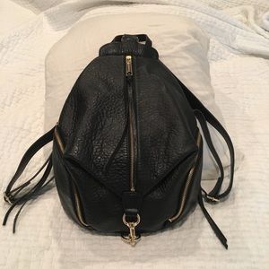 Rebecca Minkoff Julian Black Leather Backpack